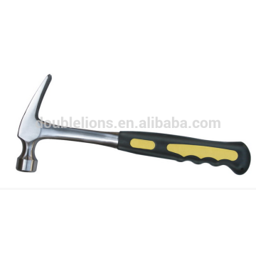 High quality carbon steel one piece Claw Hammer with fiber handle